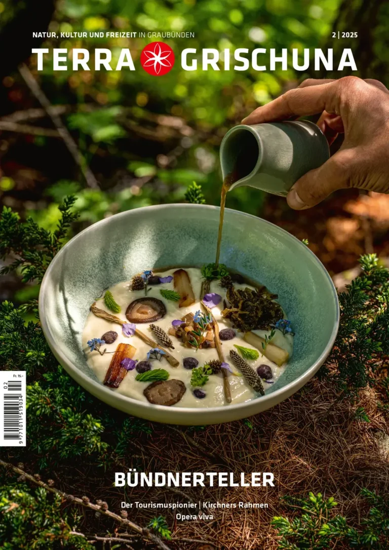Cover der Ausgabe 2025/2 - Bündnertelller
